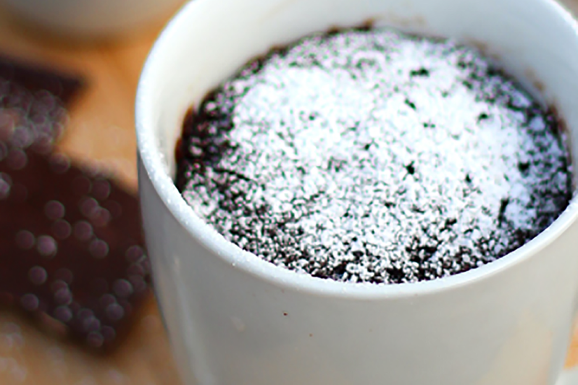 Molten Chocolate Microwave Mugs