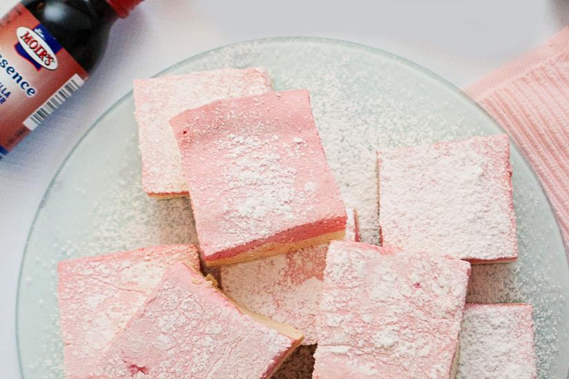 Vanilla and Strawberry marshmallows