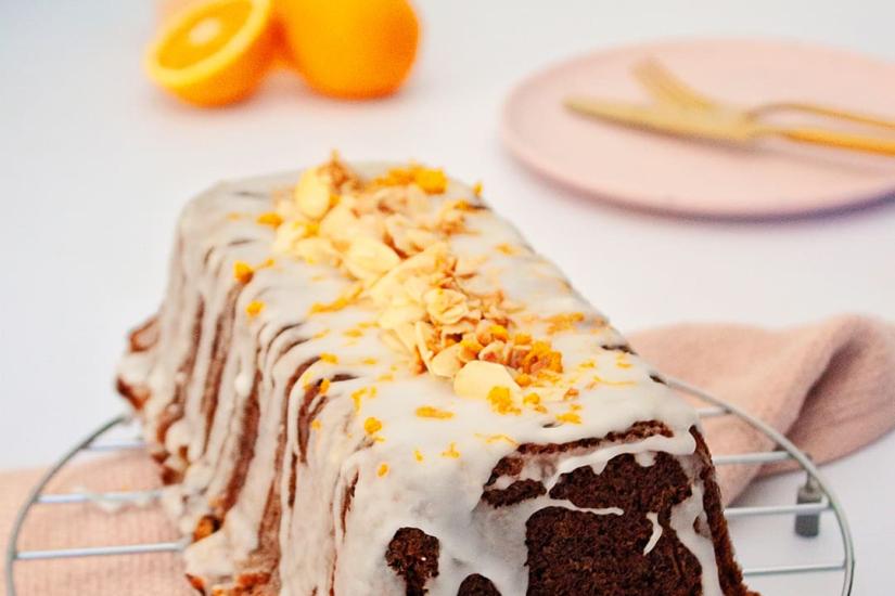 Orange Yogurt Loaf Cake