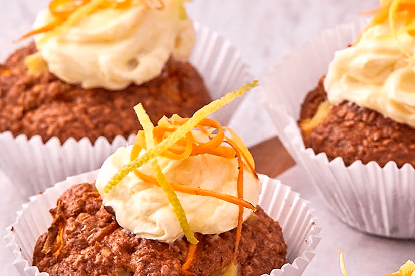 SASKO Spicy Pineapple and Carrot Cupcakes